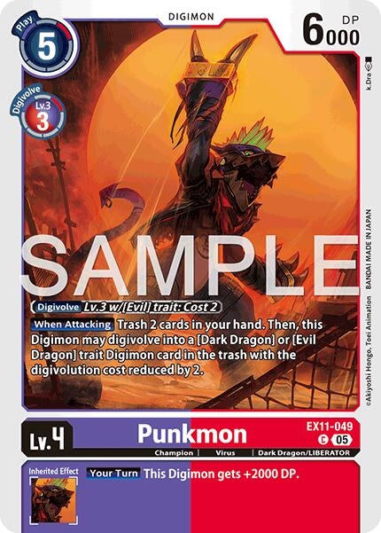 Image for Punkmon (EX11-049 C) - Digimon Card Game