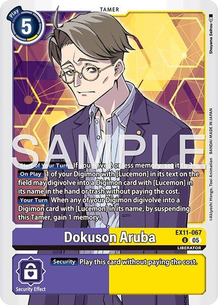 Image for Dokuson Aruba (EX11-067 U) - Digimon Card Game