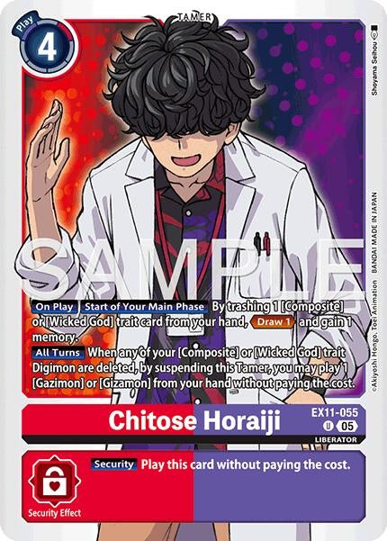 Image for Chitose Horaiji (EX11-055 U) - Digimon Card Game