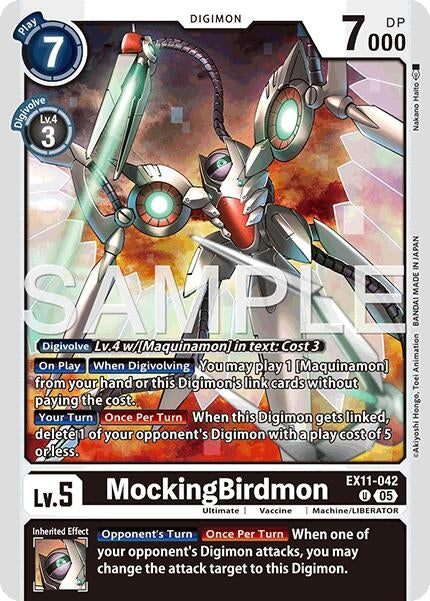 Image for MockingBirdmon (EX11-042 U) - Digimon Card Game