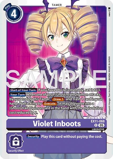 Image for Violet Inboots (EX11-068 R) - Digimon Card Game