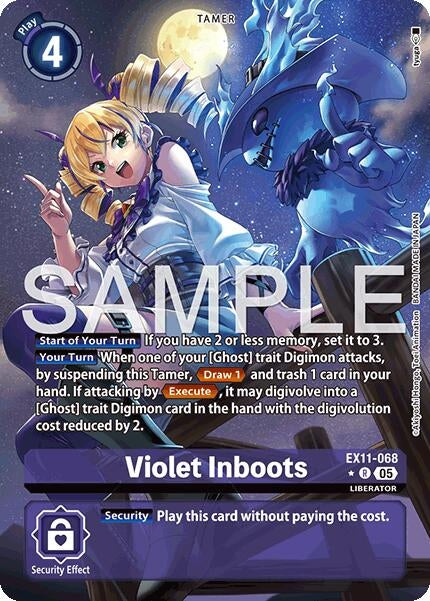 Image for Violet Inboots (Alternate Art) (EX11-068 R) - Digimon Card Game