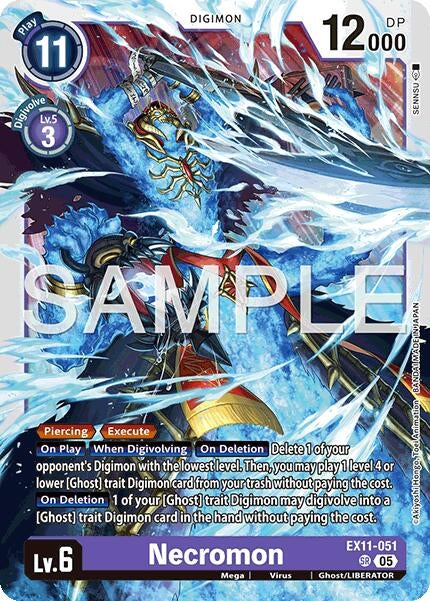 Image for Necromon (EX11-051 SR) - Digimon Card Game