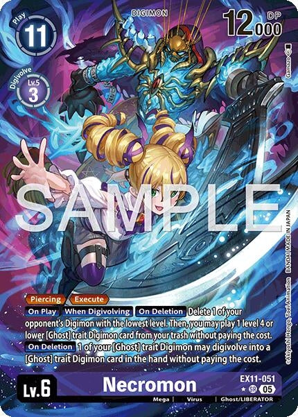 Image for Necromon (Alternate Art) (EX11-051 SR) - Digimon Card Game