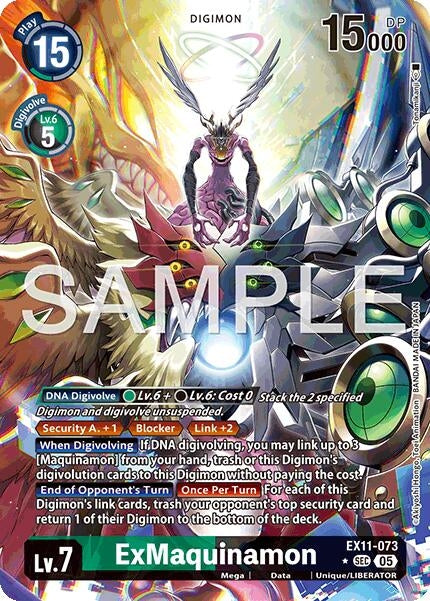 Image for ExMaquinamon (Alternate Art) (EX11-073 SEC) - Digimon Card Game