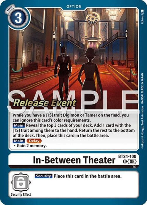 In-Between Theater (#BT24-100 R) (Time Stranger Release Event Cards) Near Mint Foil
