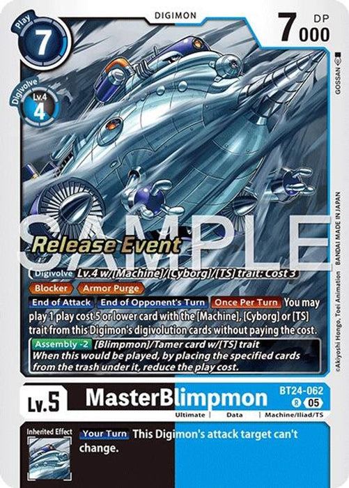 MasterBlimpmon (#BT24-062 R) (Time Stranger Release Event Cards) Near Mint Foil