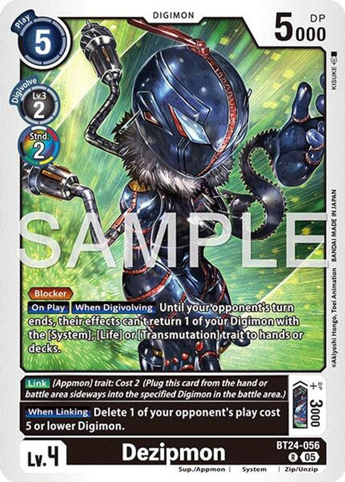 Dezipmon (#BT24-056 R) (Time Stranger Release Event Cards) Near Mint Foil