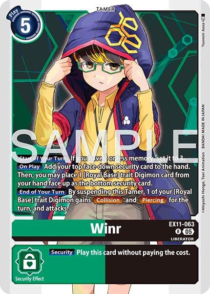 Image for Winr (EX11-063 R) - Digimon Card Game