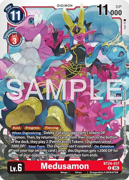 Image for Medusamon (BT24-017 R) - Digimon Card Game