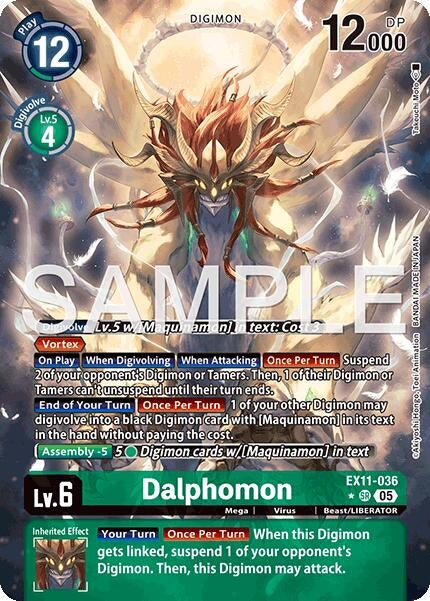 Image for Dalphomon (Alternate Art) (EX11-036 SR) - Digimon Card Game