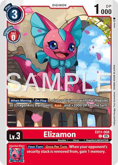 Elizamon (#EX11-008 C) (Dawn of Liberator) Near Mint