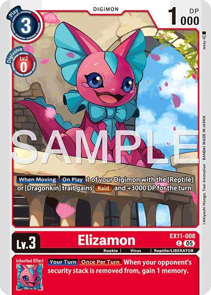 Image for Elizamon (EX11-008 C) - Digimon Card Game