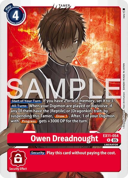 Image for Owen Dreadnought (EX11-054 R) - Digimon Card Game