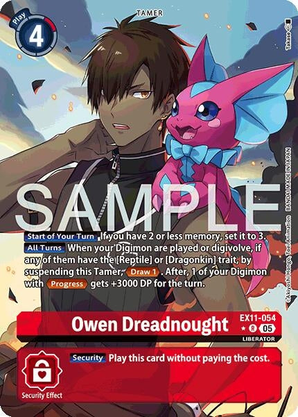 Image for Owen Dreadnought (Alternate Art) (EX11-054 R) - Digimon Card Game
