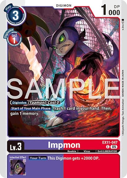 Image for Impmon (EX11-047 C) - Digimon Card Game