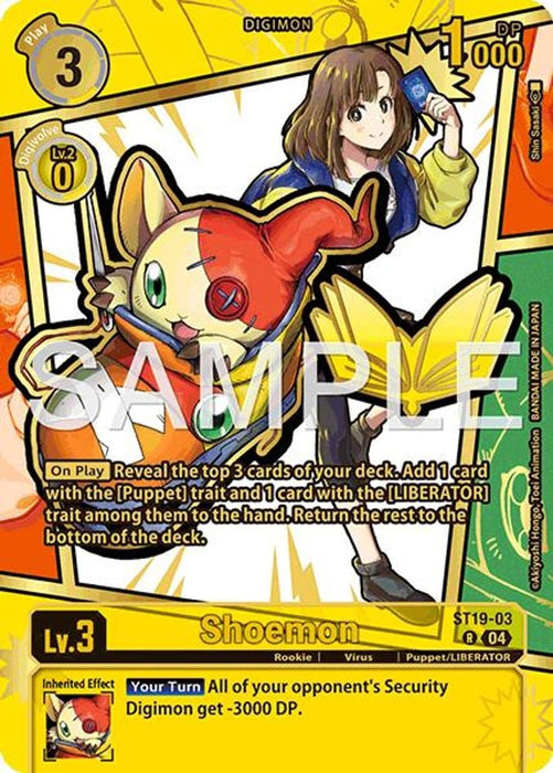Shoemon (Rare Pull) (#ST19-03) (Dawn of Liberator) Near Mint Foil
