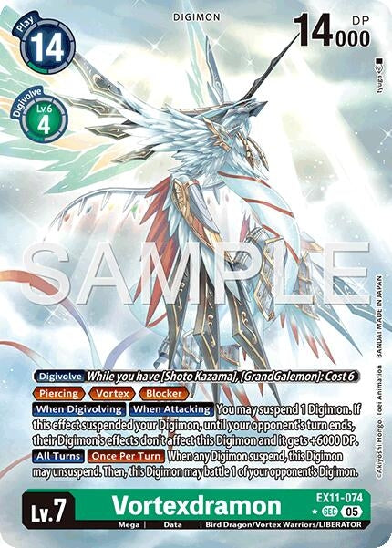 Image for Vortexdramon (Alternate Art) (EX11-074 SEC) - Digimon Card Game