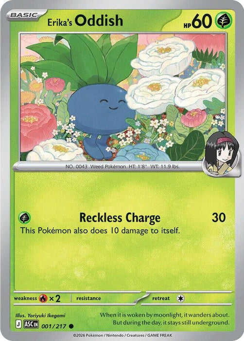 Image for Erika's Oddish (001/217) [ME: Ascended Heroes] - Pokemon