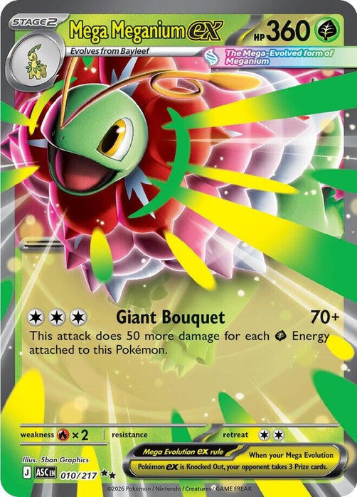 Image for Mega Meganium ex (010/217) [ME: Ascended Heroes] - Pokemon