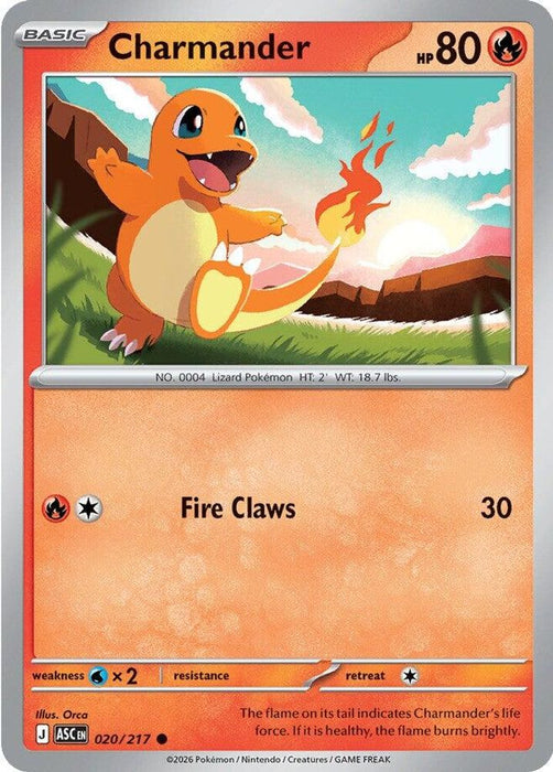 Charmander (#020/217) (ME: Ascended Heroes) Near Mint