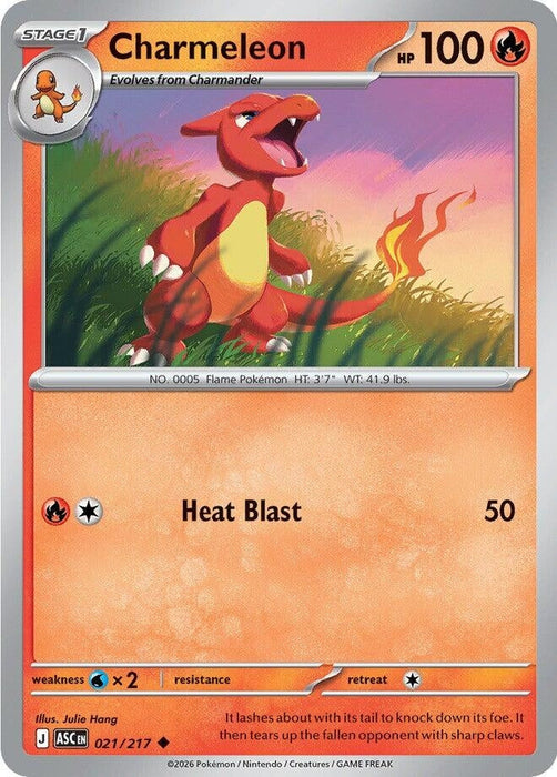 Image for Charmeleon (021/217) [ME: Ascended Heroes] - Pokemon