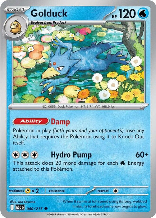 Golduck (#040/217) (ME: Ascended Heroes) Near Mint
