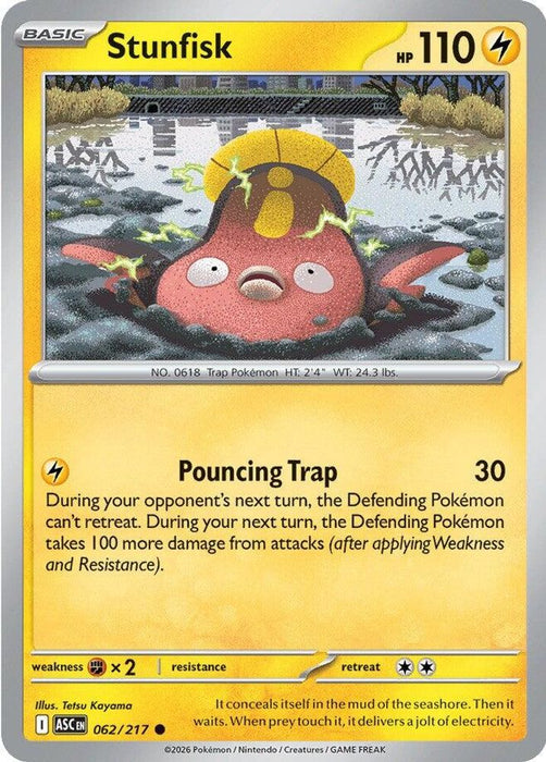 Stunfisk (#062/217) (ME: Ascended Heroes) Near Mint