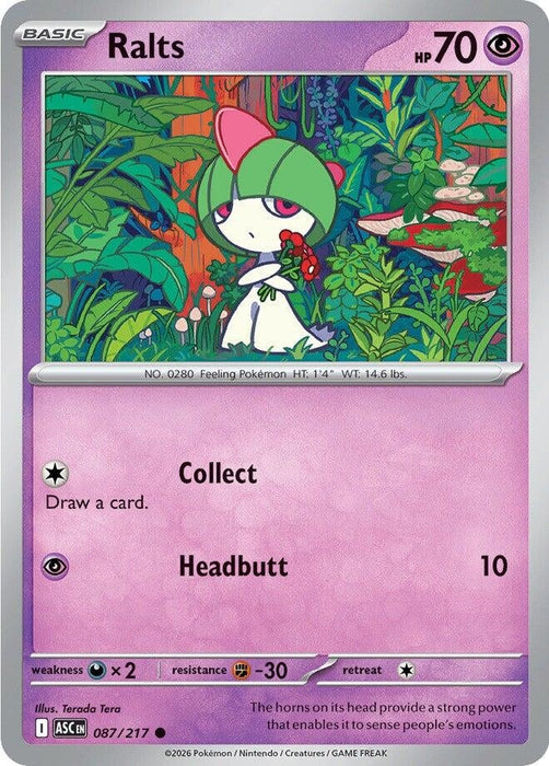 Image for Ralts (087/217) [ME: Ascended Heroes] - Pokemon