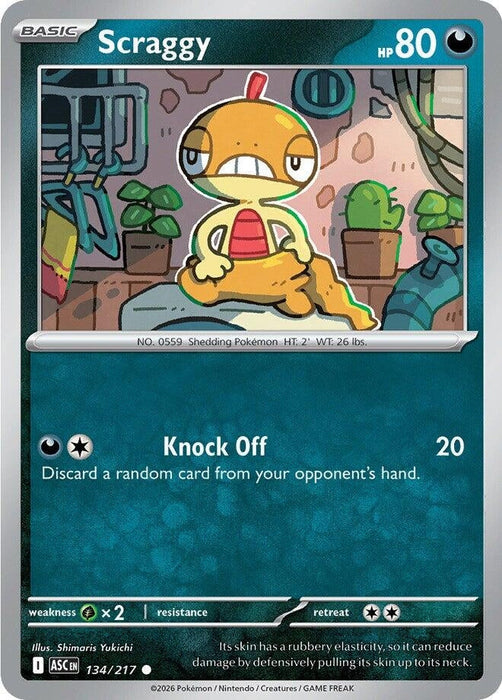 Image for Scraggy (134/217) [ME: Ascended Heroes] - Pokemon
