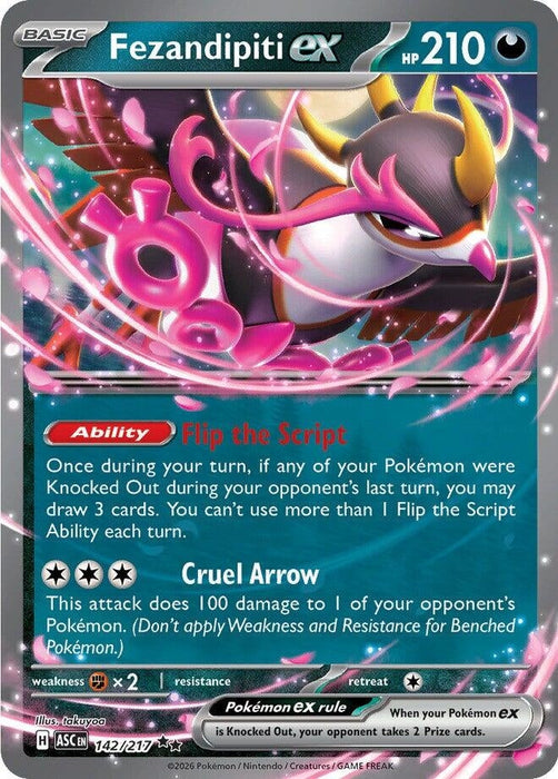 Image for Fezandipiti ex (142/217) [ME: Ascended Heroes] - Pokemon