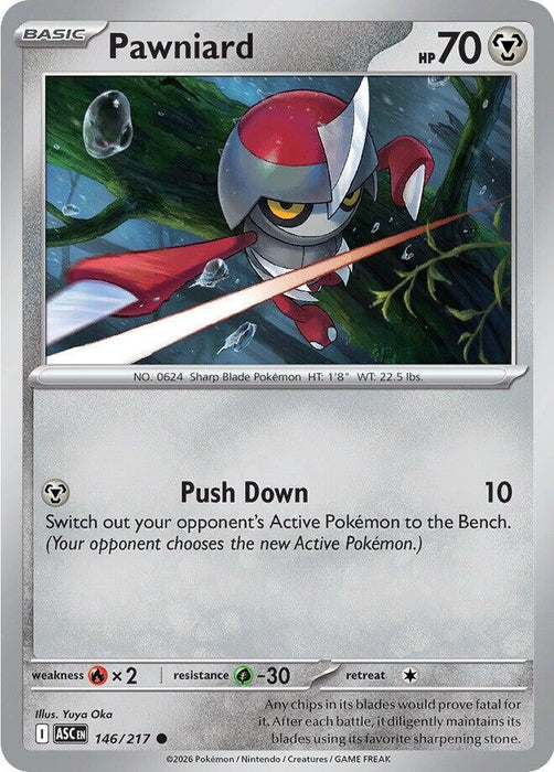 Image for Pawniard (146/217) [ME: Ascended Heroes] - Pokemon