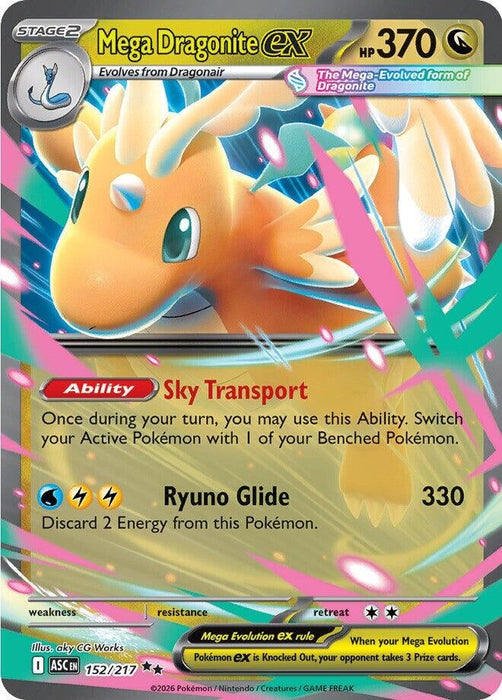 Image for Mega Dragonite ex (152/217) [ME: Ascended Heroes] - Pokemon