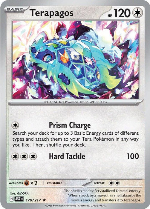 Terapagos (#178/217) (ME: Ascended Heroes) Near Mint Holofoil