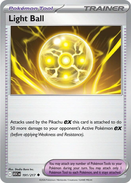 Image for Light Ball (191/217) [ME: Ascended Heroes] - Pokemon