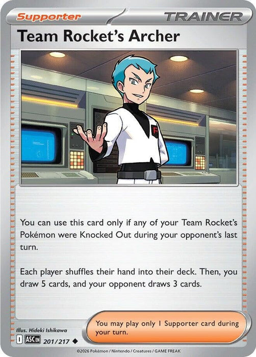 Image for Team Rocket's Archer (201/217) [ME: Ascended Heroes] - Pokemon
