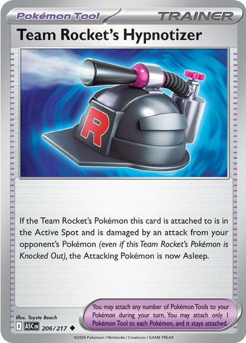 Team Rockets Hypnotizer (#206/217) (ME: Ascended Heroes) Near Mint