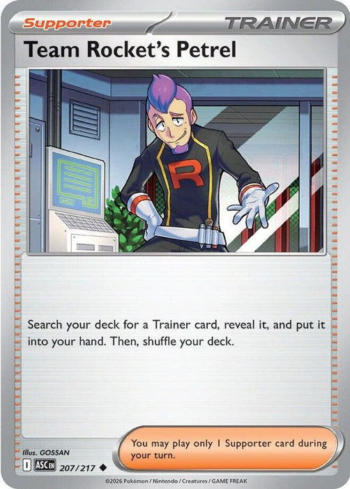 Team Rockets Petrel (#207/217) (ME: Ascended Heroes)