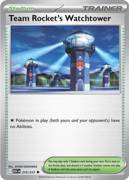 Team Rockets Watchtower (#210/217) (ME: Ascended Heroes)