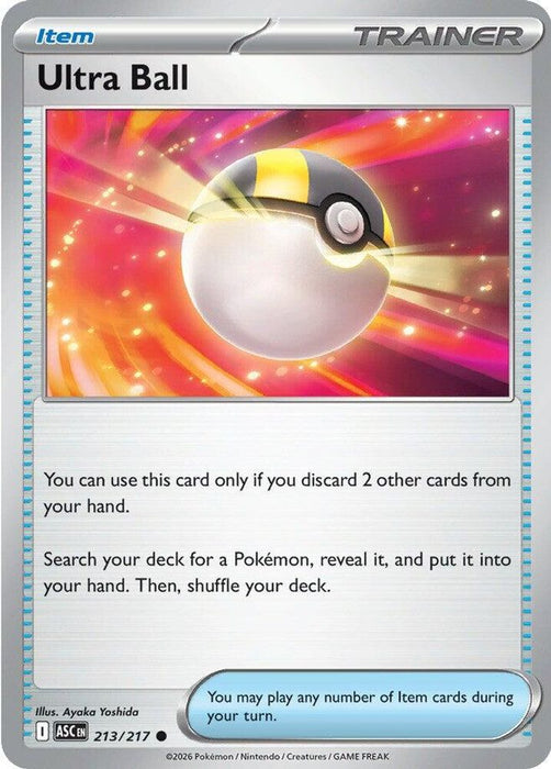 Ultra Ball - 213/217 (#213/217) (ME: Ascended Heroes) Near Mint