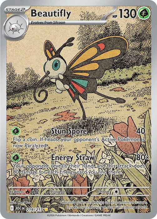 Image for Beautifly (219/217) [ME: Ascended Heroes] - Pokemon