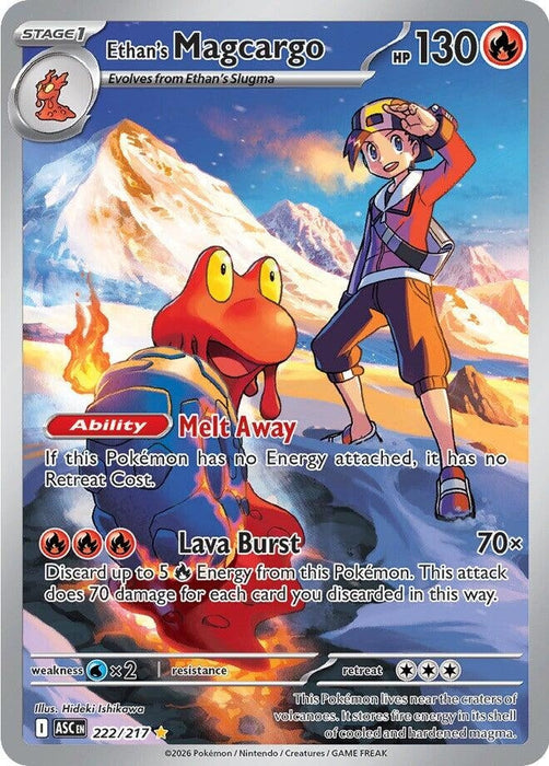 Image for Ethan's Magcargo (222/217) [ME: Ascended Heroes] - Pokemon
