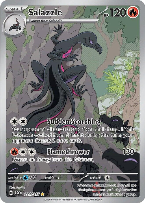 Image for Salazzle (224/217) [ME: Ascended Heroes] - Pokemon