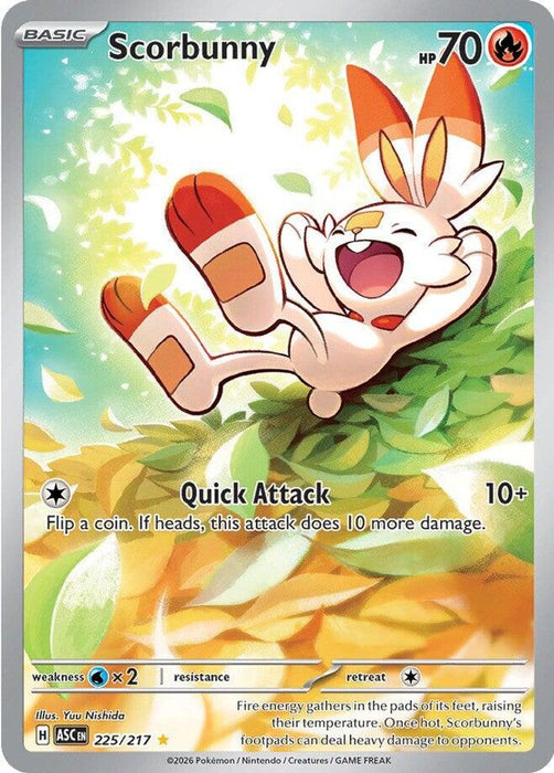 Scorbunny - 225/217 (#225/217) (ME: Ascended Heroes) Near Mint Holofoil