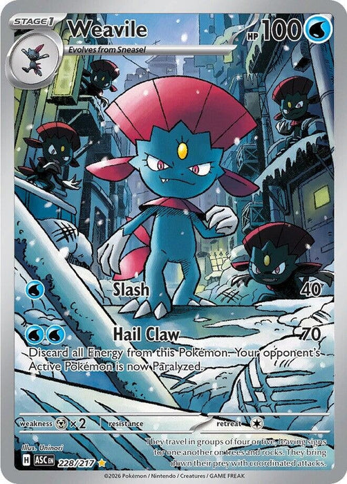 Image for Weavile (228/217) [ME: Ascended Heroes] - Pokemon