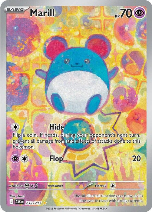 Marill - 232/217 (#232/217) (ME: Ascended Heroes) Near Mint Holofoil