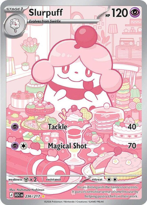 Slurpuff - 236/217 (#236/217) (ME: Ascended Heroes) Near Mint Holofoil