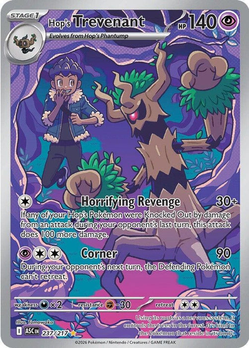 Hops Trevenant 237 217 (#237/217) (ME: Ascended Heroes) Near Mint Holofoil