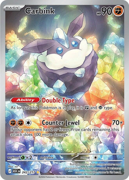 Image for Carbink (242/217) [ME: Ascended Heroes] - Pokemon
