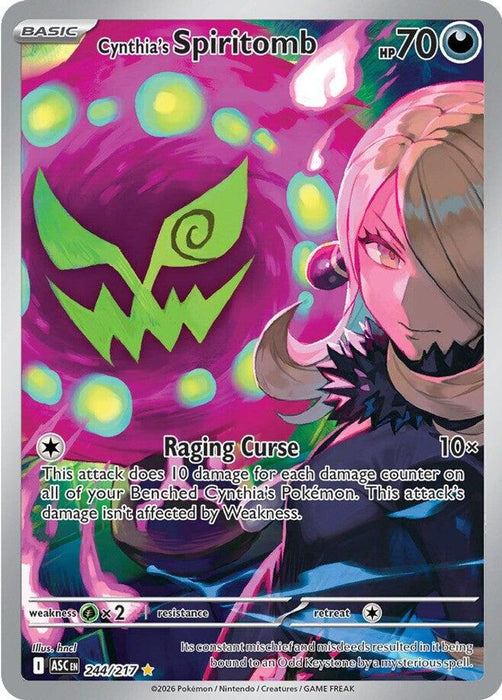 Cynthias Spiritomb 244 217 (#244/217) (ME: Ascended Heroes) Near Mint Holofoil